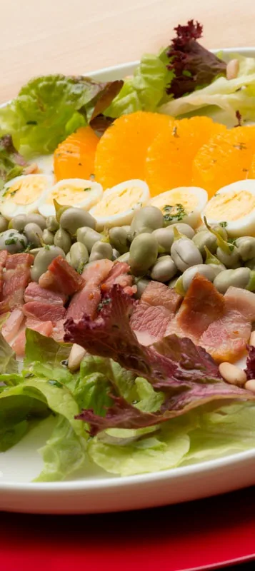 ENSALADA DE HABITAS CON ALIÑO DE MENTA