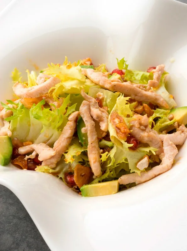 ENSALADA DE CINTAS DE POLLO