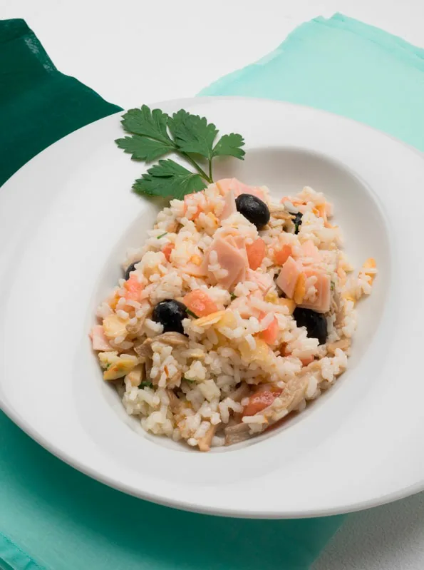 ENSALADA DE ESPINACAS Y MELOCOTÓN