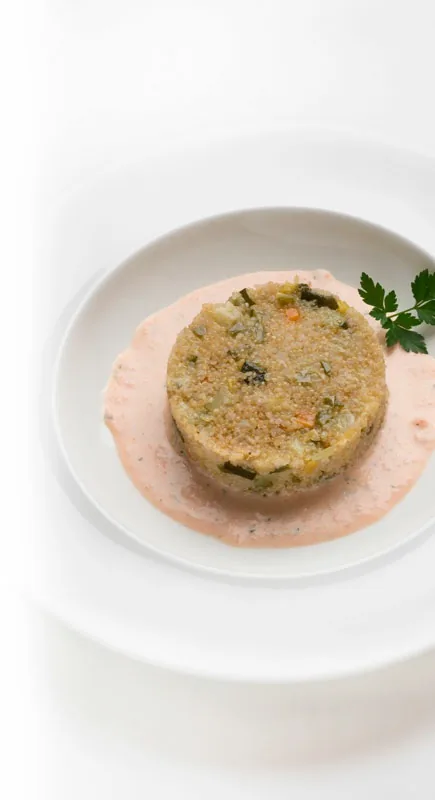 ALCACHOFAS CON CHORIZO Y BECHAMEL