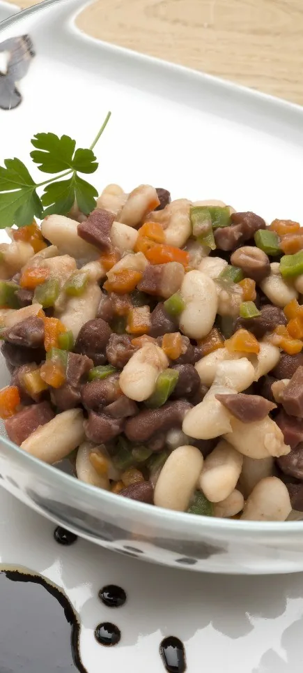 SALTEADO DE ALUBIAS CON REDUCCIÓN DE MÓDENA