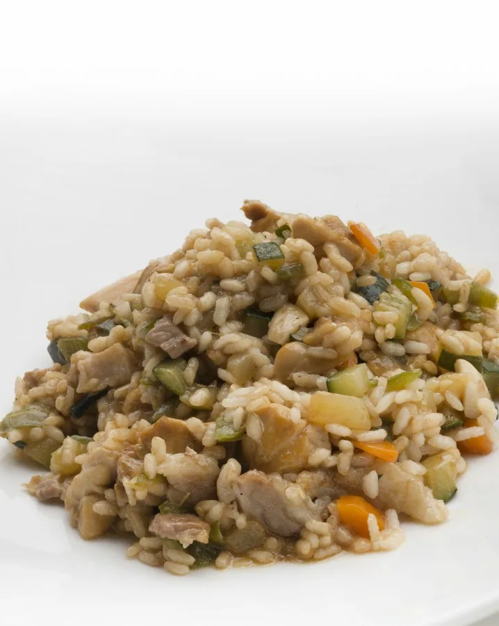ARROZ CON POLLO Y PANCETA
