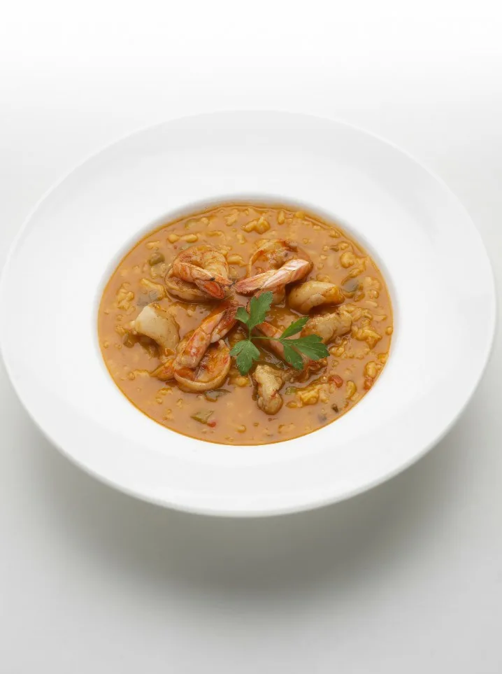 ARROZ CALDOSO CON LANGOSTINOS
