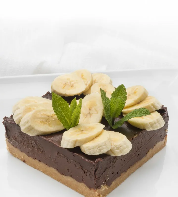 TARTA DE CHOCOLATE Y PLÁTANO