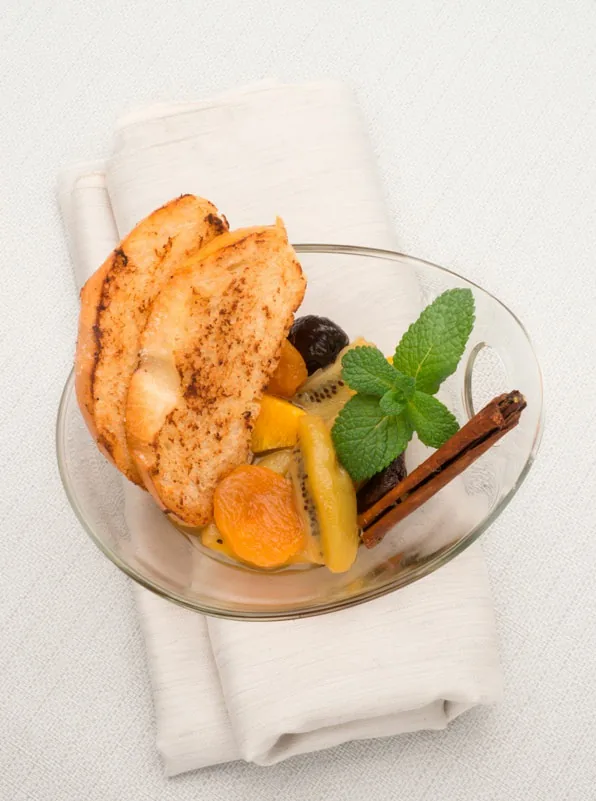 COMPOTA DE KIWI Y NARANJA